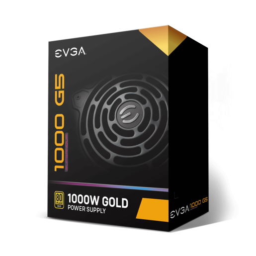 EVGA SuperNOVA 1000 G5, 80 Plus Gold - 1000 Watt Fully Modular