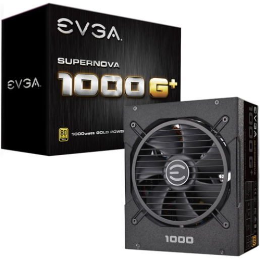 EVGA SuperNOVA 1000 G1+, 80 Plus Gold 1000 Watt, Fully Modular