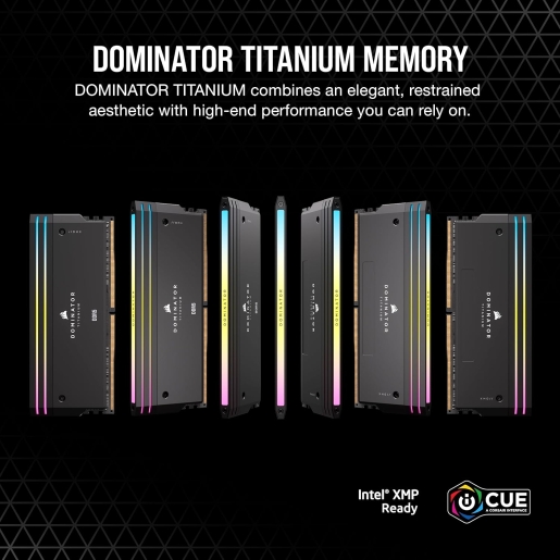 CORSAIR Dominator Titanium RGB DDR5 RAM 96GB (2x48GB) 7000MHz