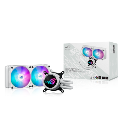 ASUS ROG Strix LC III 240 ARGB White Edition - CPU Liquid Cooler