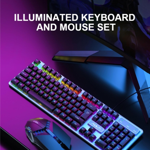 AULA F3061 Membrane Gaming Keyboard & Mouse Combo