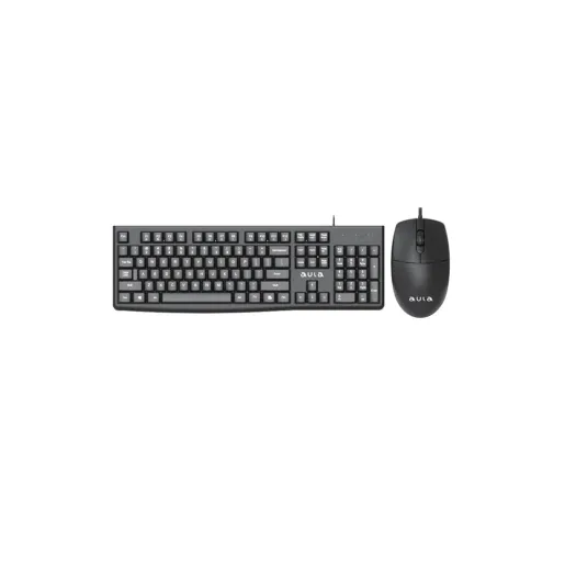 AULA AC290 Wired Keyboard and Mouse Combo Black