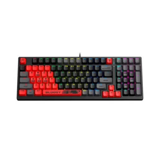 A4tech Bloody S98 RGB Mechanical Gaming Keyboard Red Switch US Layout Sports Red