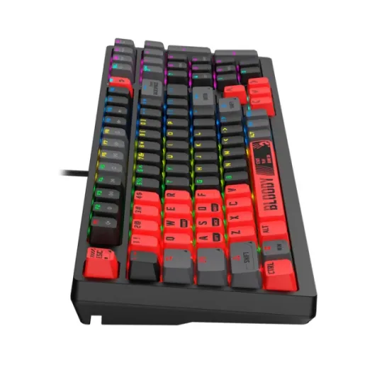 A4tech Bloody S98 RGB Mechanical Gaming Keyboard Red Switch US Layout Sports Red