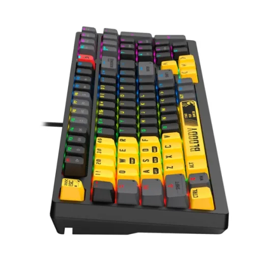 A4tech Bloody S98 RGB Mechanical Gaming Keyboard Red Switch US Layout Sports Lime