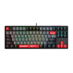 A4Tech Bloody S87 RGB Mechanical Red Plus Switch Keyboard Energy Red