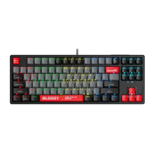 A4Tech Bloody S87 RGB Mechanical Red Plus Switch Keyboard Energy Red