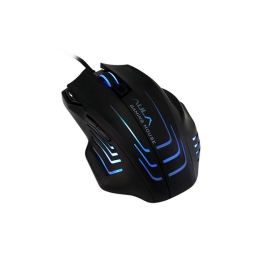 AULA S18 Black-Rainbow Backlight Wired Gaming Mouse Black