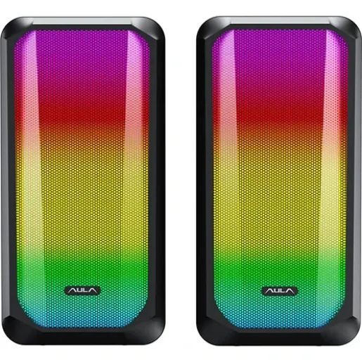 AULA N-600 RGB Gaming Desktop Speaker 6W Black