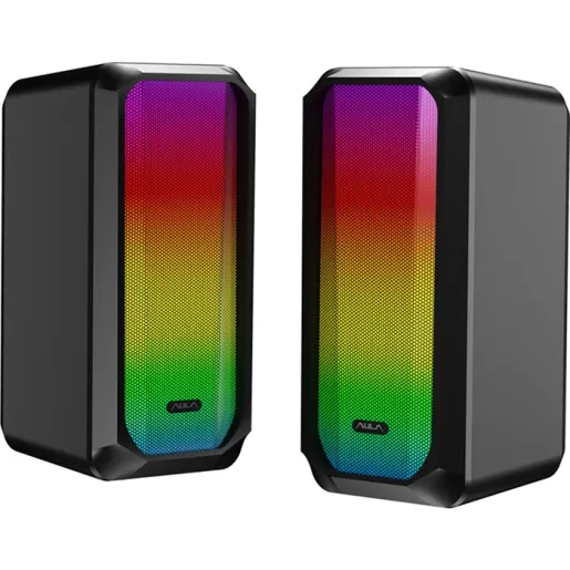 AULA N-600 RGB Gaming Desktop Speaker 6W Black