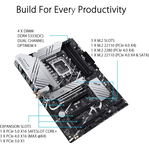 ASUS Prime Z790-P WiFi DDR4