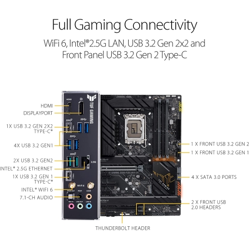 ASUS TUF Gaming Z690-Plus WiFi DDR4