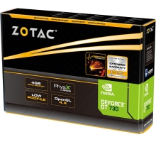 ZOTAC GeForce GT 730 Zone Edition 4GB ZOTAC GeForce GT 730 Zone Edition 4GB