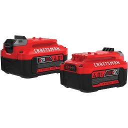 CRAFTSMAN V20 Lithium Battery, 2-Pack, 4.0Ah