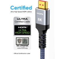 10K 8K Certified HDMI 2.1 Cable 2-Pack 144Hz 10K 8K Certified HDMI 2.1 Cable 2-Pack 144Hz