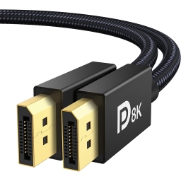 VESA Certified DisplayPort Cable 1.4, (8K@60Hz, 4K@144Hz, 2K@240Hz)