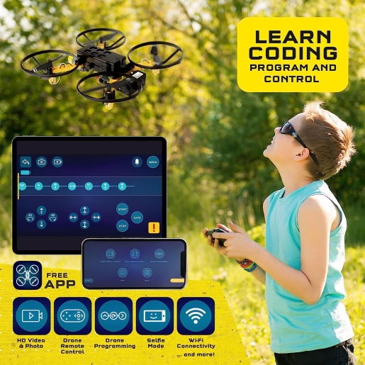 Smart Machines 5-in-1 Buildable Drone with HD Camera