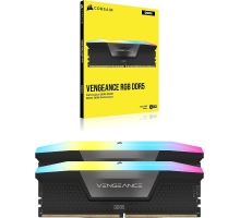CORSAIR VENGEANCE RGB DDR5 RAM 32GB (2x16GB) 5600MHz CL40  CORSAIR VENGEANCE RGB DDR5 RAM 32GB (2x16GB) 5600MHz CL40