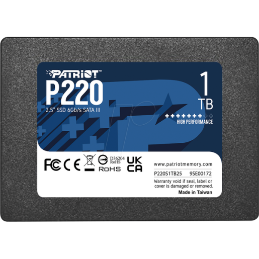  Patriot P220 1TB Internal SSD