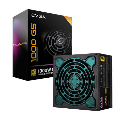 EVGA SuperNOVA 1000 G5, 80 Plus Gold - 1000 Watt Fully Modular