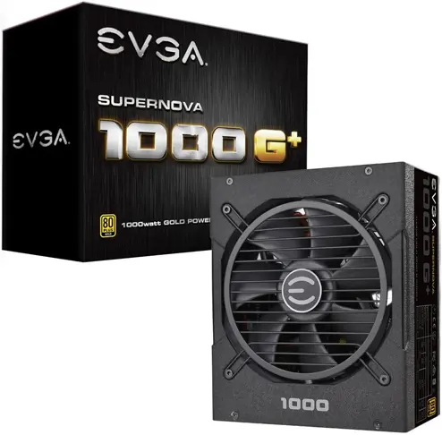 EVGA SuperNOVA 1000 G1+, 80 Plus Gold 1000 Watt, Fully Modular