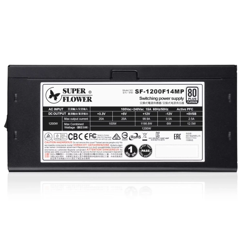 Super Flower Leadex Platinum SE 1200W 80+ Platinum Full Modular Power Supply