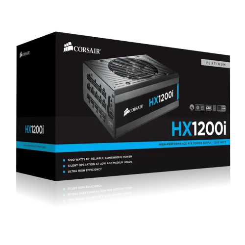 Corsair HXi Series, HX1200i, 1200 Watt, 80+ Platinum