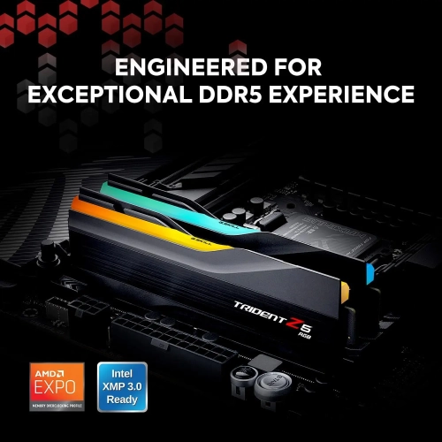 G.SKILL Trident Z5 RGB 64GB 2x32GB 6000Mhz DDR5 RAM