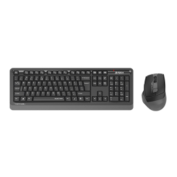 A4Tech Fstyler FGS1035Q 2.4G QuietKey Desktop Set EN/RU layout Grey
