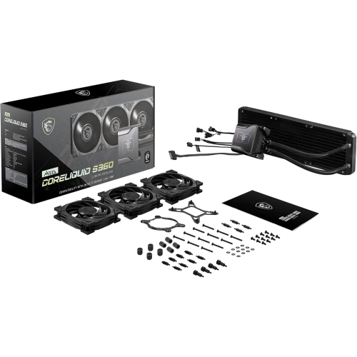 MSI MEG CORELIQUID S360 AIO CPU Liquid Cooler - 2.4" IPS Display