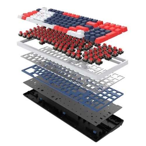 A4tech Bloody S98 RGB Mechanical Gaming Keyboard Red Switch US Layout Sports Navy