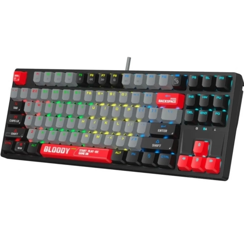 A4Tech Bloody S87 RGB Mechanical Red Plus Switch Keyboard Energy Red