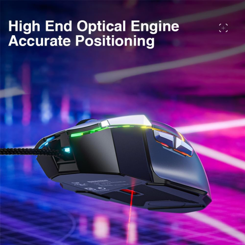 AULA S12 Pro Wired RGB Gaming Mouse White/Gray