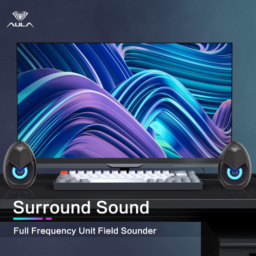 AULA N-69 Gaming Desktop Speaker 6W Black