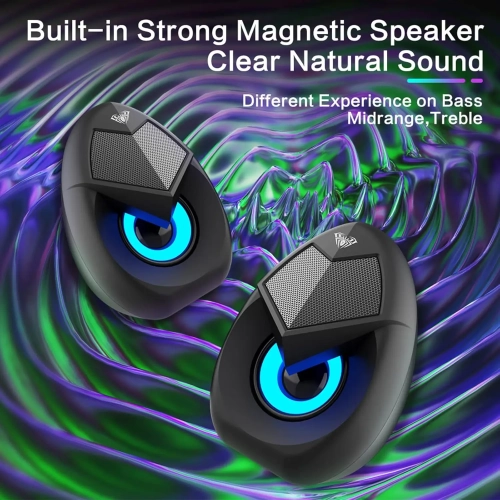 AULA N-69 Gaming Desktop Speaker 6W Black
