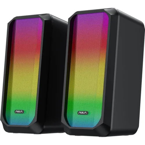 AULA N-600 RGB Gaming Desktop Speaker 6W Black