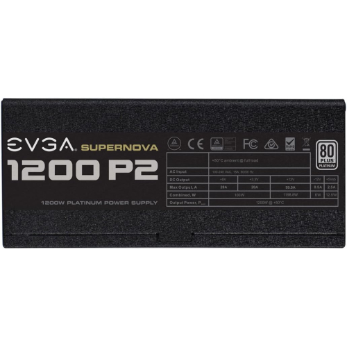 EVGA Supernova 1200 P2 80+ Platinum, 1200W Fully Modular