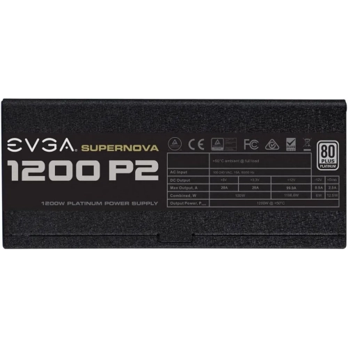EVGA Supernova 1200 P2 80+ Platinum, 1200W Fully Modular