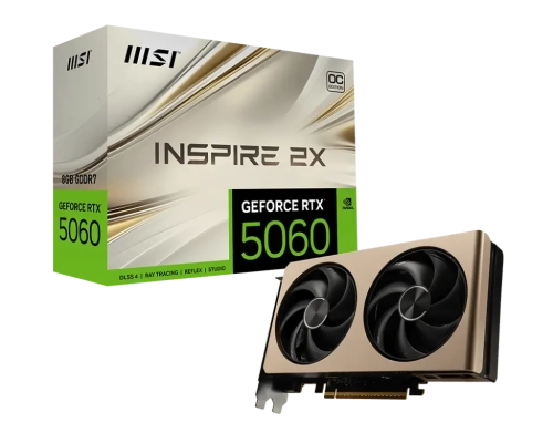 MSI GeForce RTX 5060 8G INSPIRE 2X GDDR7