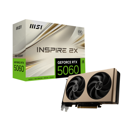 MSI GeForce RTX 5060 8G INSPIRE 2X GDDR7