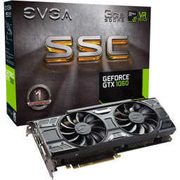 EVGA SSC ACX 3.0 GAMING GeForce GTX 1060 3GB