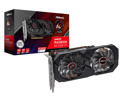 ASrock Phantom Gaming D AMD Radeon™ RX 6500 XT 4GB OC