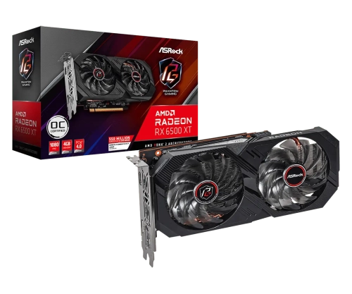 ASrock Phantom Gaming D AMD Radeon™ RX 6500 XT 4GB OC