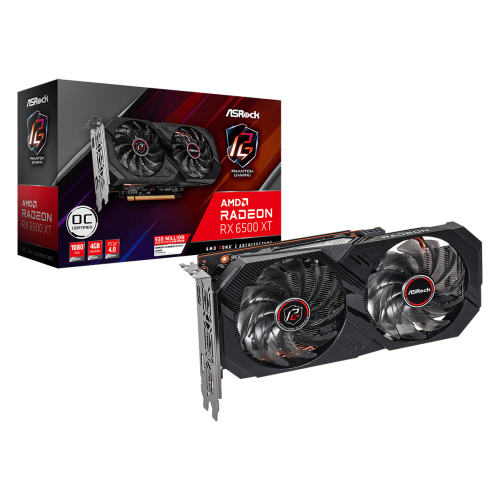 ASrock Phantom Gaming D AMD Radeon™ RX 6500 XT 4GB OC