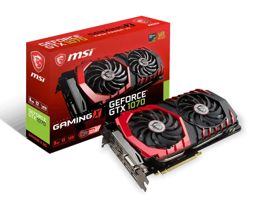 MSI GAMING X Nvidia GeForce GTX 1070 8GB