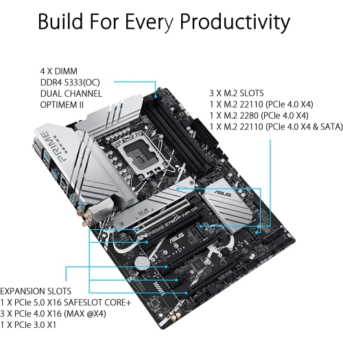 ASUS Prime Z790-P WiFi DDR4