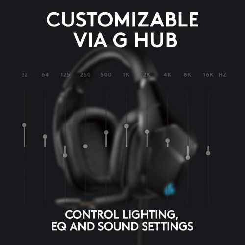 Logitech G635 DTS, X 7.1 Surround Sound LIGHTSYNC RGB