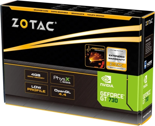 ZOTAC GeForce GT 730 Zone Edition 4GB