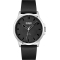 HUGO Steel and Leather Strap Casual Watch