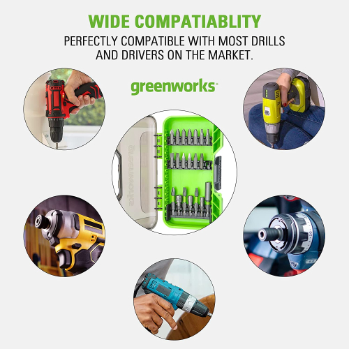 Greenworks 20-Piece Impact Rated Driving Set